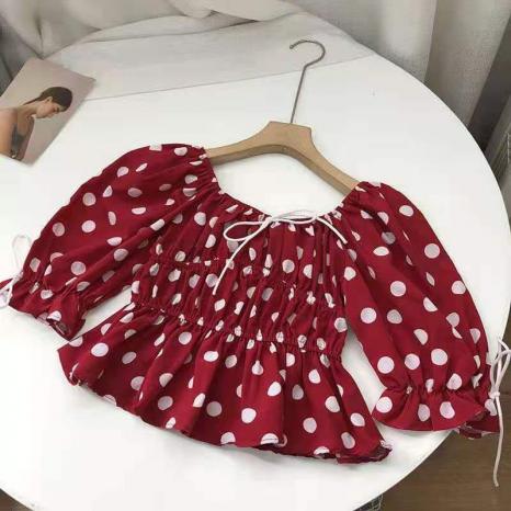 sd-17712 blouse-red